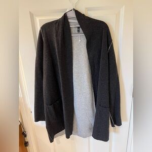 Eileen Fisher wool/cashmere blend cardigan. NEVER WORN, size XS